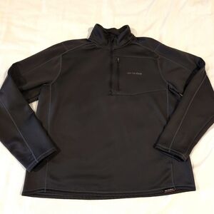 Grundens 1/4 Zip Thermal Mid Layer Mens XXL Dark Gray Pullover